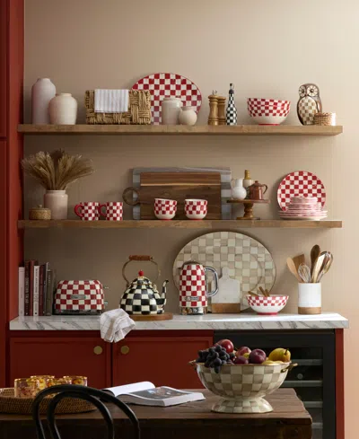 Mackenzie-childs Cherry Check 2-slice Toaster In Multi