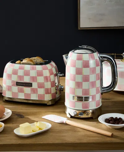 Mackenzie-childs Rosy Check 2-slice Toaster In Multi
