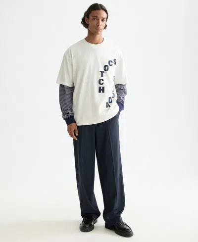 Scotch & Soda Loose Fit Logo Appliqué T-shirt In Green