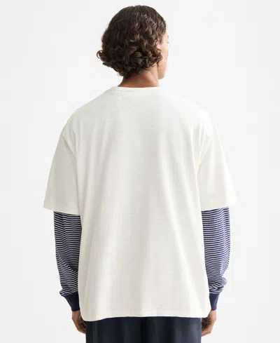 Scotch & Soda Loose Fit Logo Appliqué T-shirt In Green