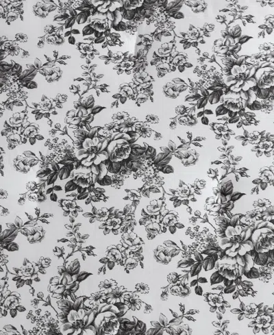 Laura Ashley Toile Delight Cotton 5-pc. Comforter Bonus Set, Twin In Gray