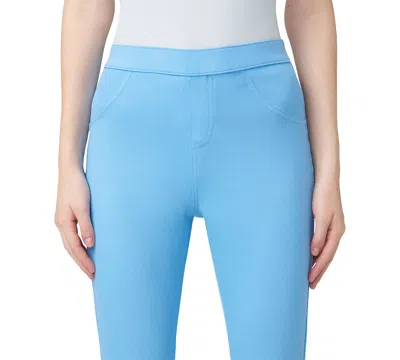 Hue Women's Mid-rise Pull-on Denim Capri Leggings In Black