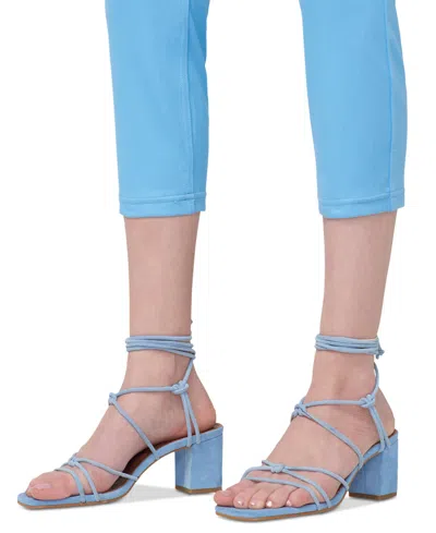 Hue Women's Mid-rise Pull-on Denim Capri Leggings In Black