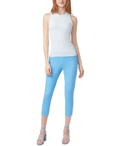 Hue Women's Mid-rise Pull-on Denim Capri Leggings In Black