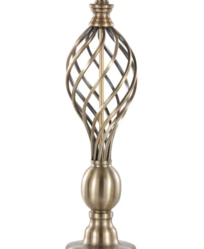 Lumisource 29" Metal Linx Twist Contemporary Table Lamp, Set Of 2 In Gold