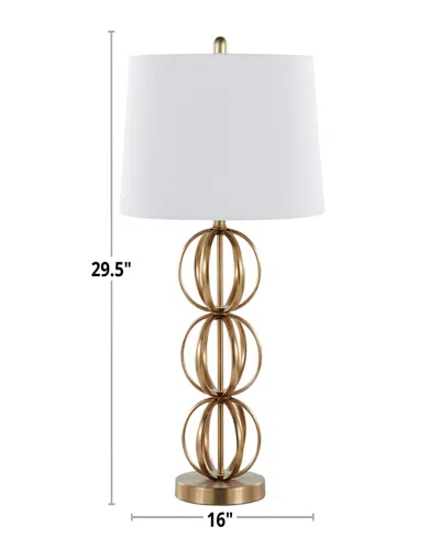 Lumisource 29" Metal Linx Contemporary Table Lamp, Set Of 2 In Gold