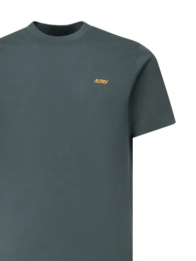 Autry T-shirt Main Man Cotton Conifer Clothing In Green