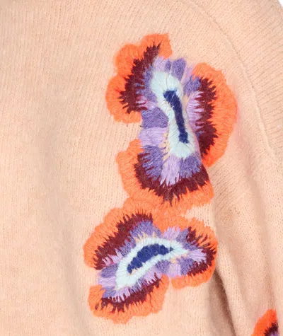 Essentiel Antwerp Impossibile1 Pink Crewneck Sweater In Neutral