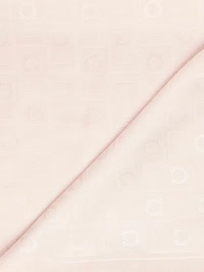 Ferragamo Gancini Stole In Pink