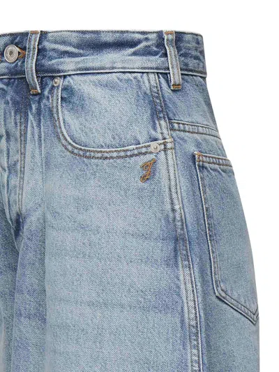 Jacquemus Le De Nmes Oval Jeans In Blue