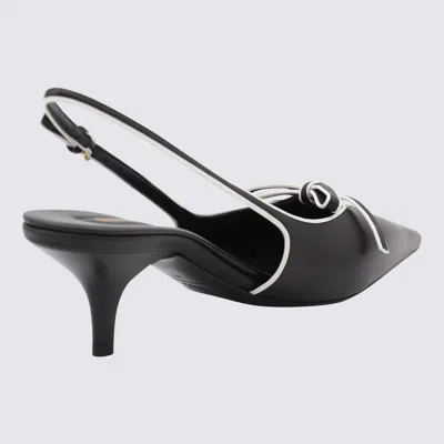 Miu Miu Nappa Leather Bow Slingback Pumps In Multi