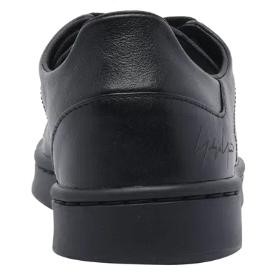 Y-3 Low-top Sneakers With Perforated Detailing And Rubber Sole In Black
