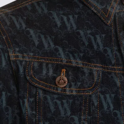 Vivienne Westwood Cotton Denim Jacket In Blue