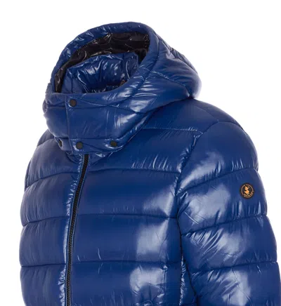Save The Duck Florian Down Jacket In Blue