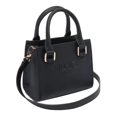 Liu •jo Versatile Handbag Removable Strap In Black