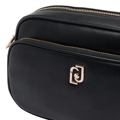Liu •jo Versatile Shoulder Bag Zipped Pocket In Black