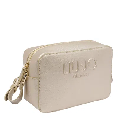Liu •jo Versatile Shoulder Bag Adjustable Strap In Gold