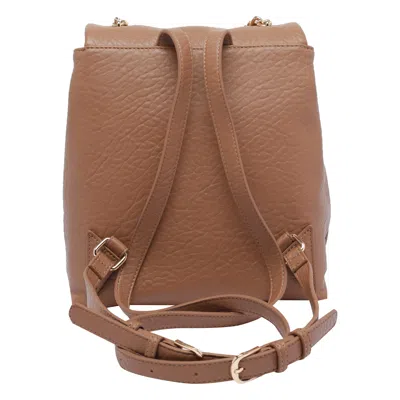 Liu •jo Versatile Chain Handle Backpack Collection In Brown