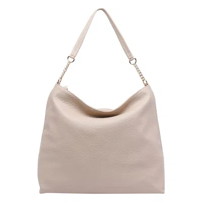 Liu •jo Medium Hobo Bag Chain Strap In Sand