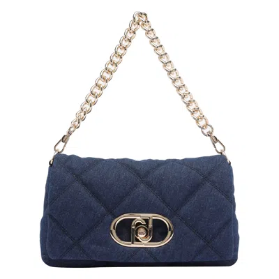 Liu •jo Crossbody Bag Chain Strap In Blue