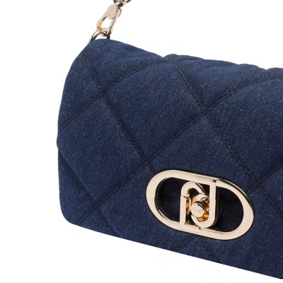 Liu •jo Crossbody Bag Chain Strap In Blue