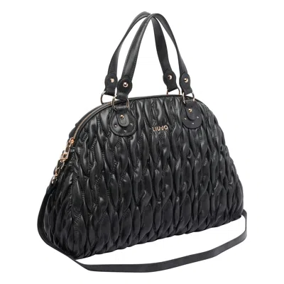 Liu •jo Medium Handbag With Two Handles And Strap In Black