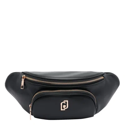 Liu •jo Versatile Belt Bag Featuring Zipped Pockets In Black