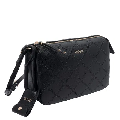 Liu •jo Versatile Crossbody Bag Adjustable Strap In Black