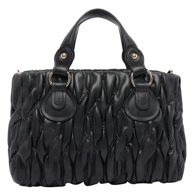 Liu •jo Quilted Tote Bag Adjustable Strap In Black