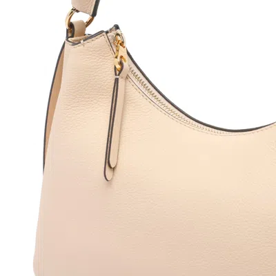 Coccinelle Small Boheme Shoulder Bag In White