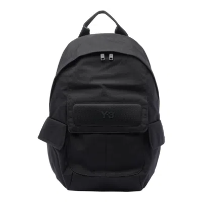 Y-3 Backpack With Flap Pocket In Black