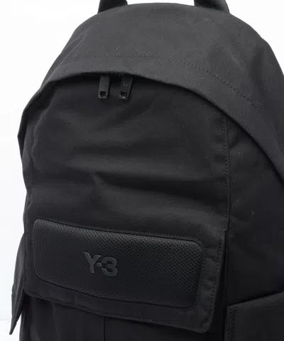 Y-3 Backpack With Flap Pocket In Black