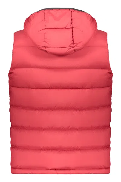 Herno Hooded Bodywarmer In Red