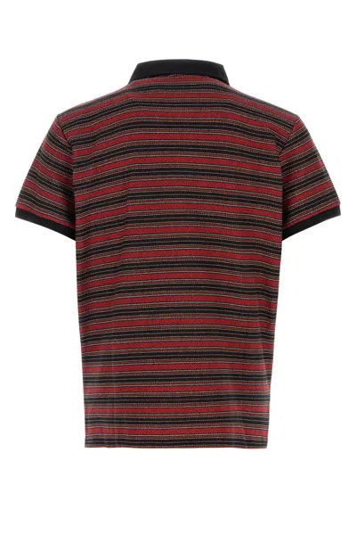 Vivienne Westwood Multicolor Polo Shirt With Orb Decoration On The Chest And All-over Stripes Motif In Cotton Man In Multi