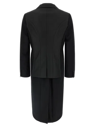 Comme Des Garçons Homme Deux Comme Des Garçons Homme Plus Double Layer Blazer Jacket In Black