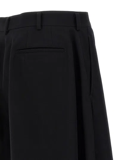 Comme Des Garçons Homme Deux Extra Loose Leg Bermuda Shorts In Black