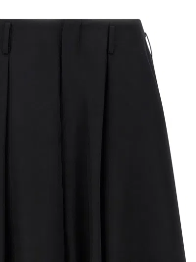 Comme Des Garçons Homme Deux Wool Balloon Wide-leg Trousers In Black