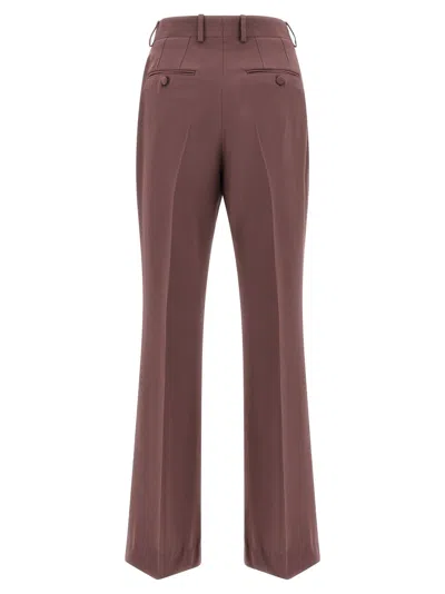 Brioni Pleat Detailed Tailored Pants In Brown
