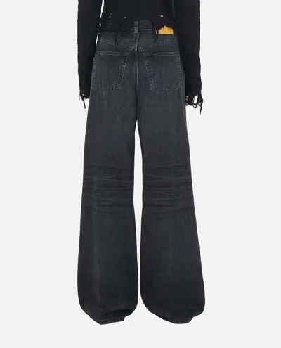 Haikure Candy High-rise Wide-leg Jeans In Black