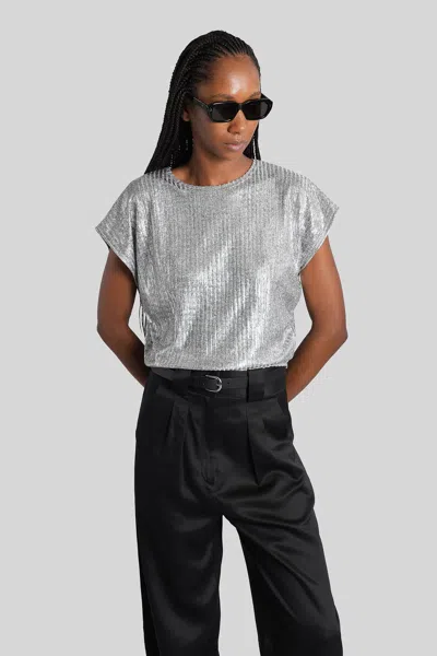 Iro Tarra Topwear In Grey Polyester In Gray