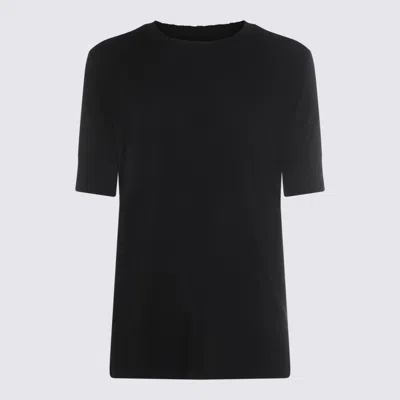 Thom Krom Black Cotton T-shirt In Black