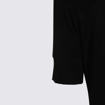 Thom Krom Black Cotton T-shirt In Black