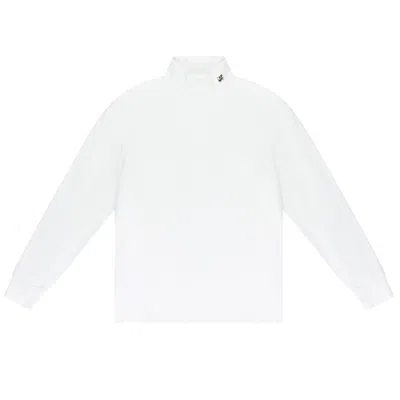 Pre-owned Aimé Leon Dore Crest Turtleneck 'bright White' | Men's Size Xs