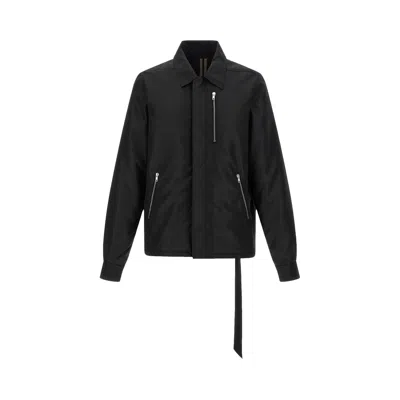 Pre-owned Rick Owens Drkshdw Concealed Zipfront Jacket 'black' | Men's Size L