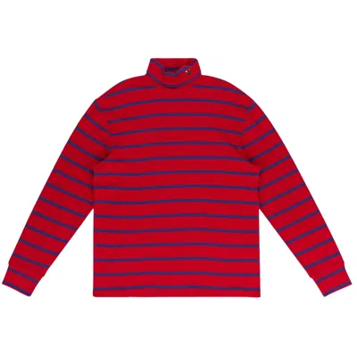 Pre-owned Aimé Leon Dore Crest Turtleneck 'red Violet Purple' | Men's Size L