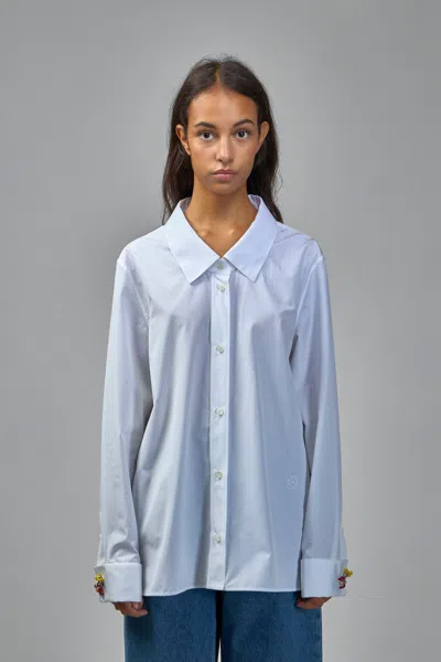 Loewe Embellished Shirt In Blue