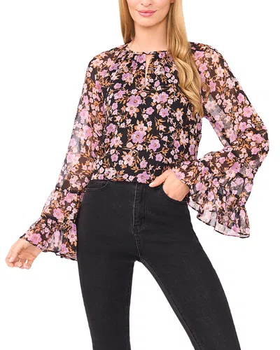 Cece Relaxed Fit Blouse In Black