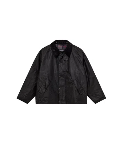 Barbour Long-sleeved Casual Jacket In Black