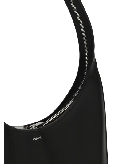 Coperni Medium Soft Swipe Leather Shoulder Bag In Black
