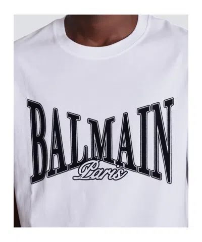 Balmain College Flock T-shirt In Animal Print